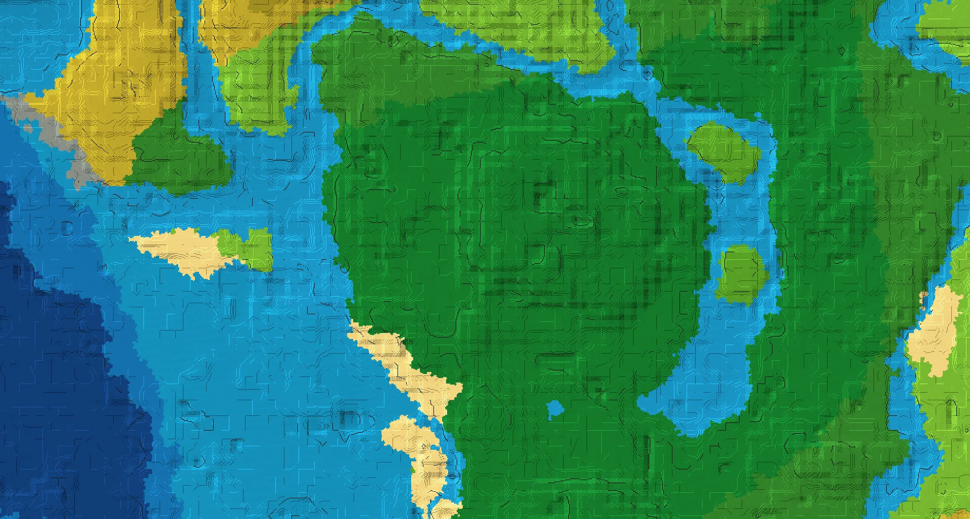 Seed map — Jungle Temple West of a Jungle Start with Trial Chambers