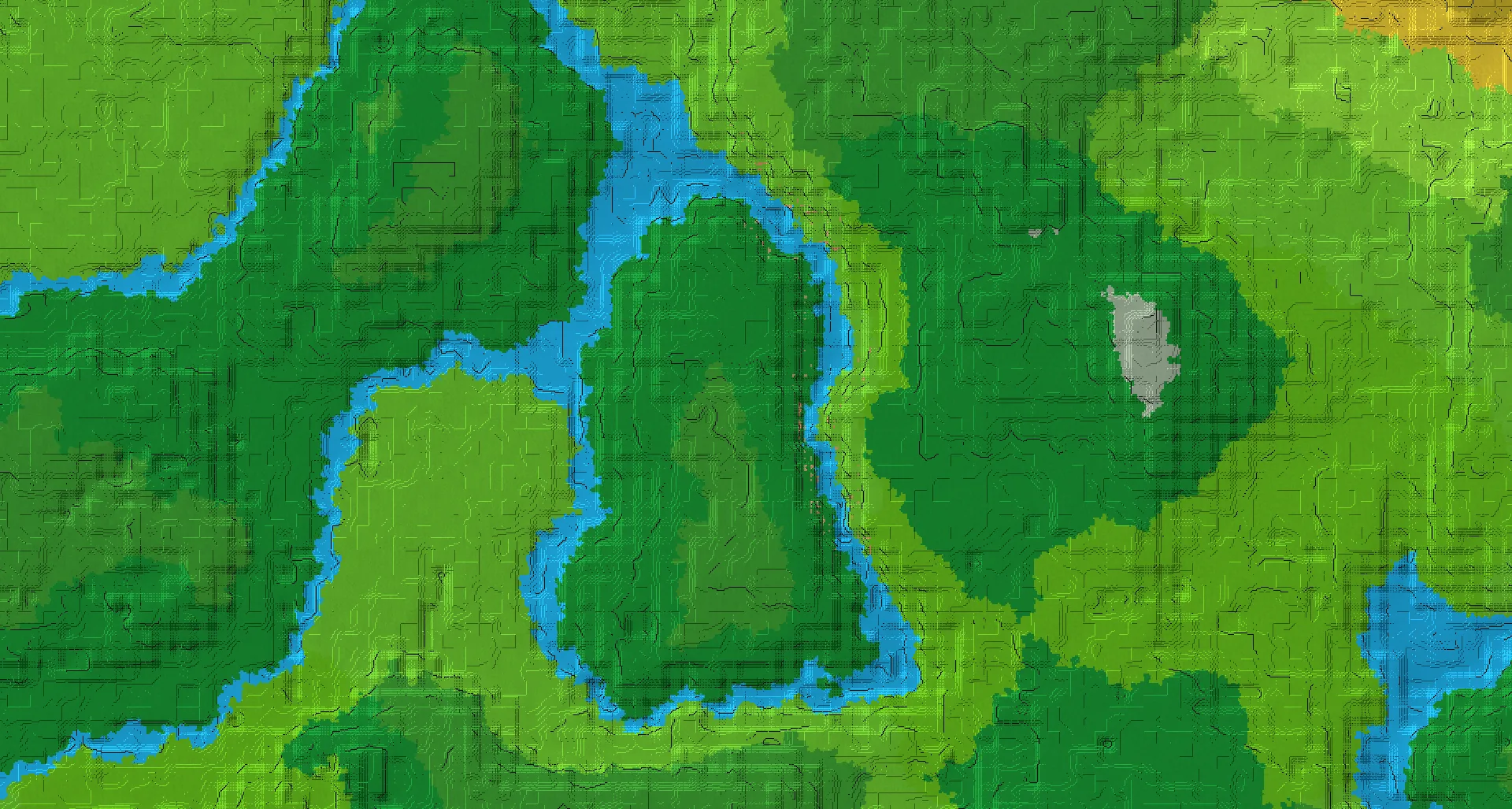 Seed map — Jungle Temple Northeast of a Sparse Jungle Start
