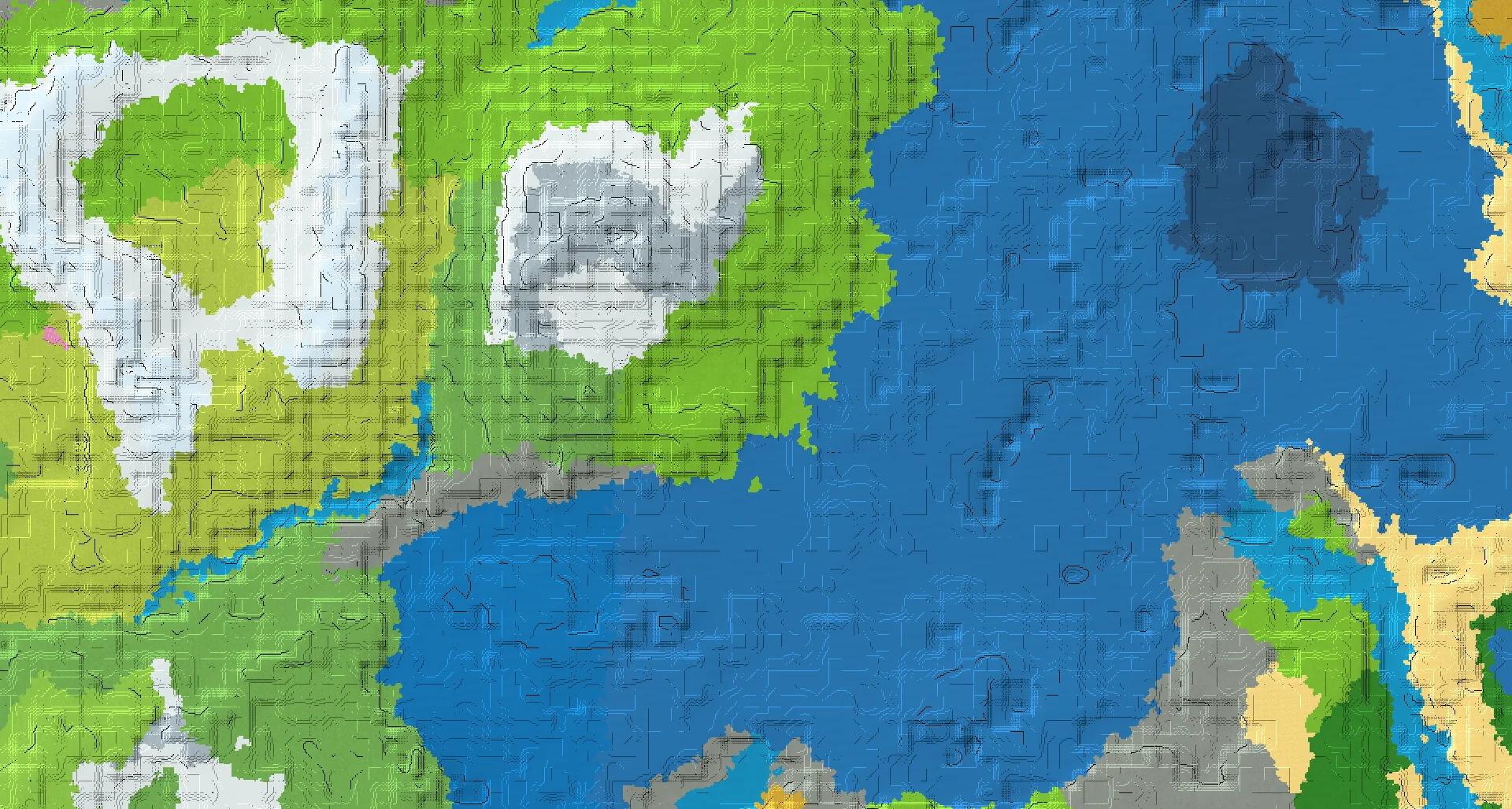 Seed map — Frozen peaks village
