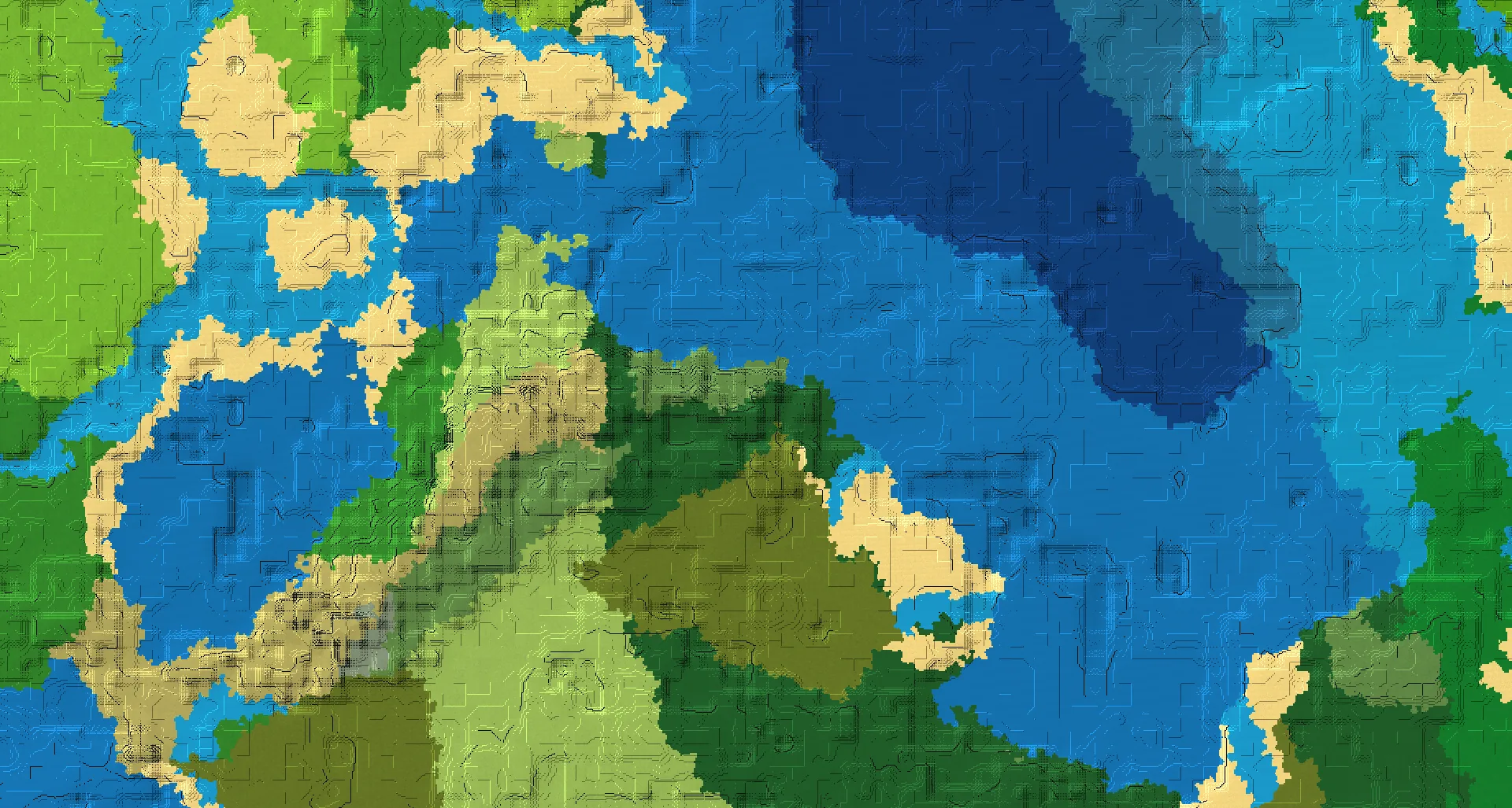 Seed map — Witch hut on top of tall mansion