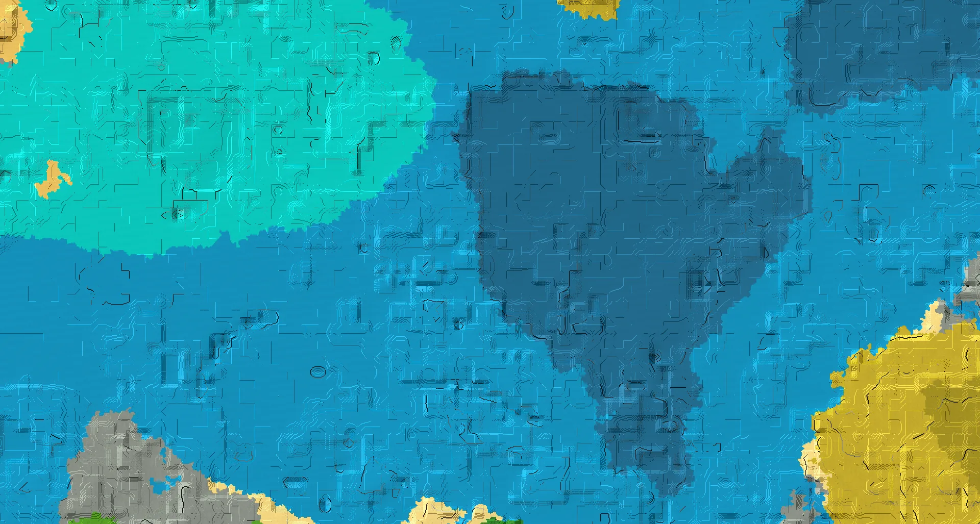 Seed map — Ocean Monument North of a Jungle Start with Trial Chambers