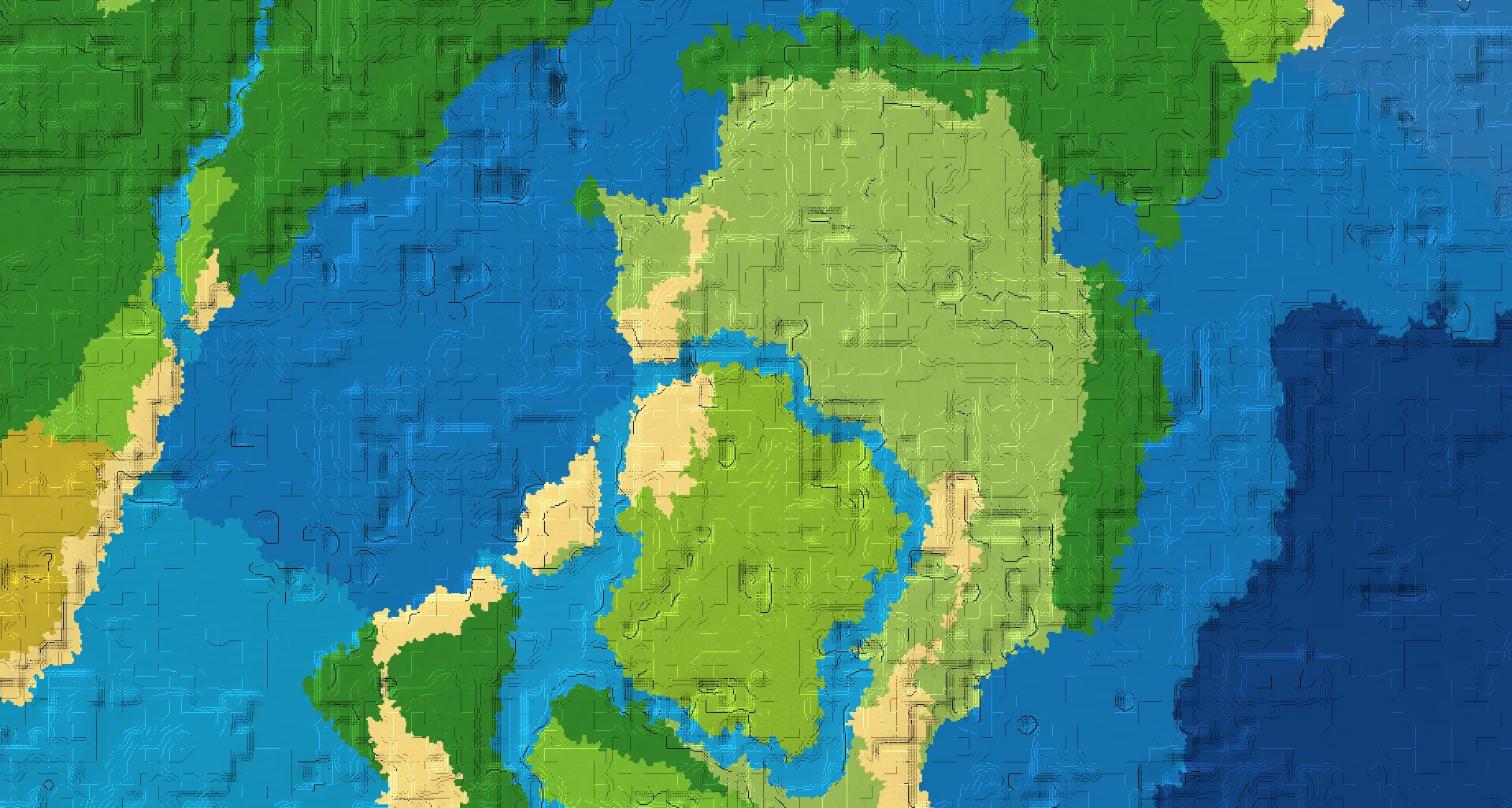 Seed map — Stronghold West of a Plains Start