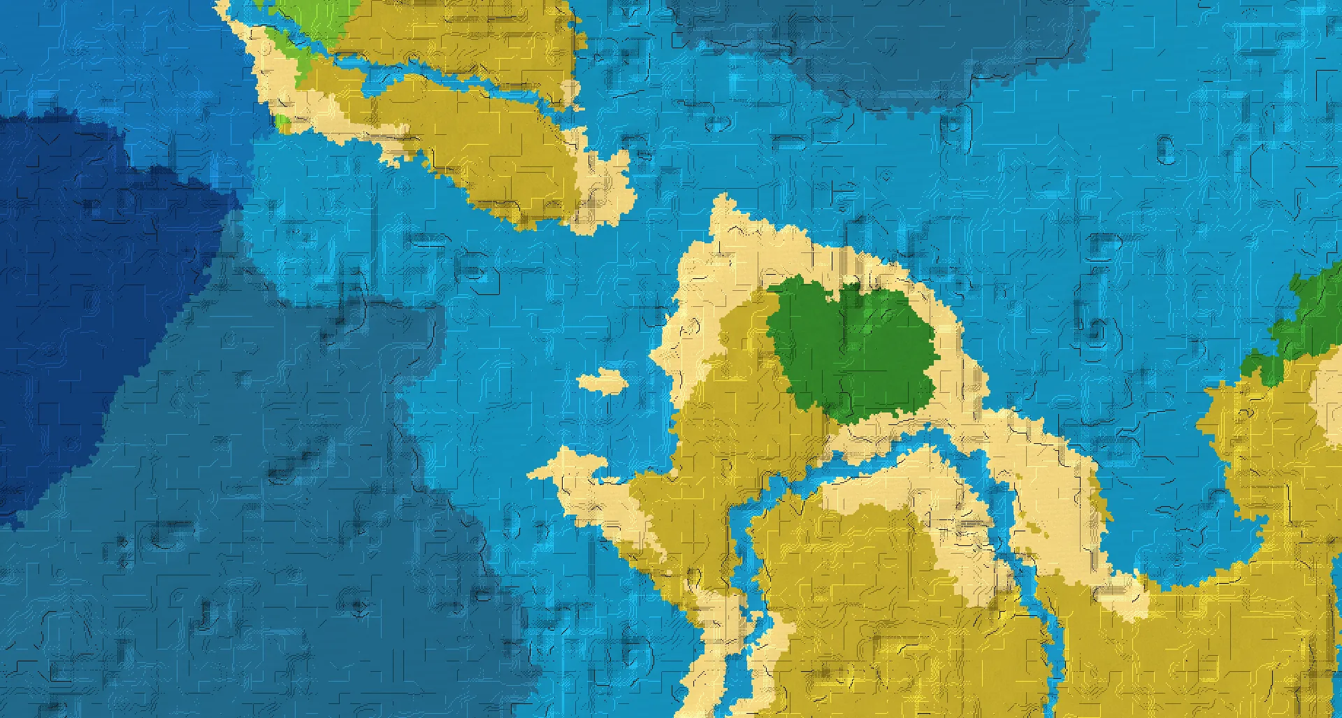 Seed map — Beach West of a Savanna Start