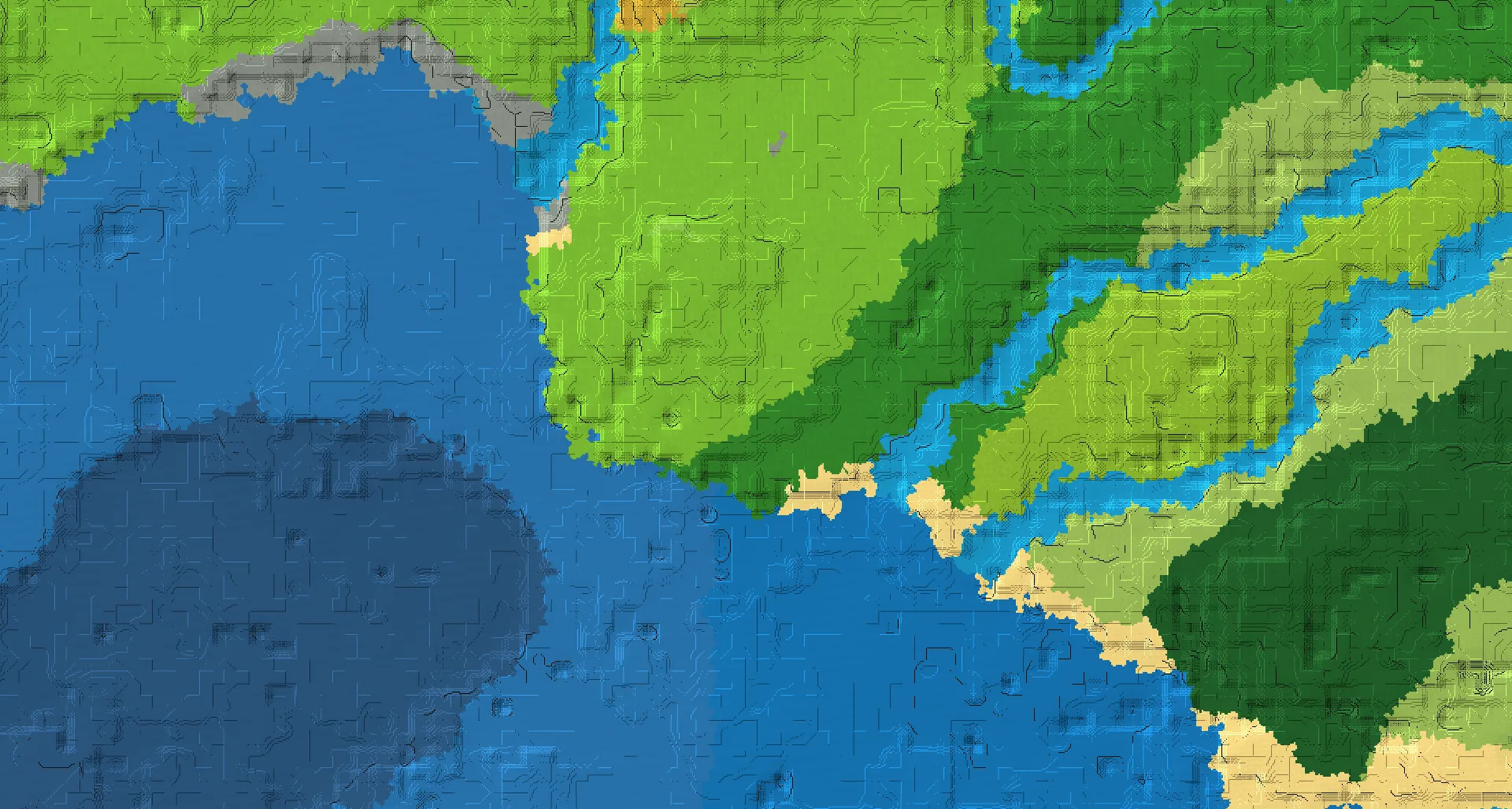 Seed map — Cherry Grove and Village from Plains at 384, -176