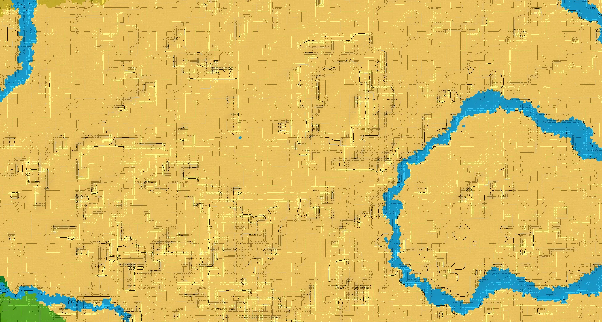 Seed map — Village East of the Desert Start