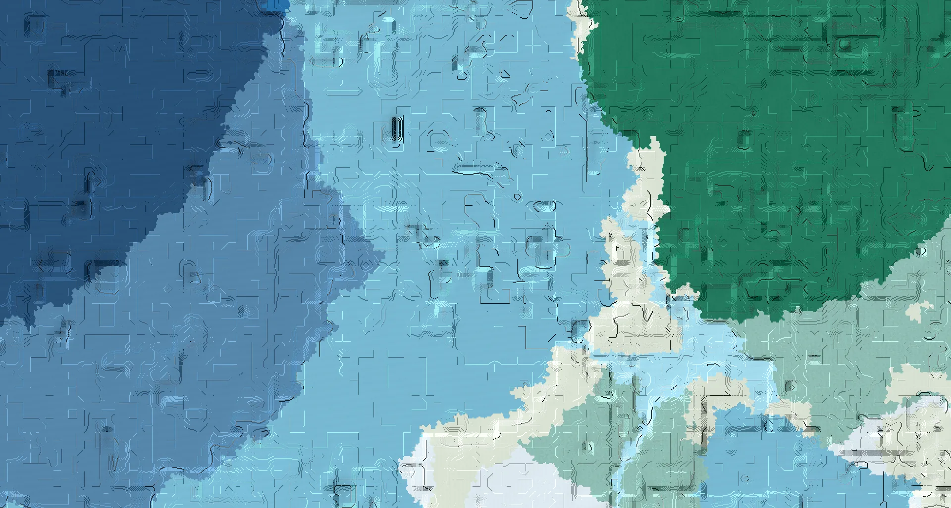Seed map — Stronghold South of a Snowy Taiga Start
