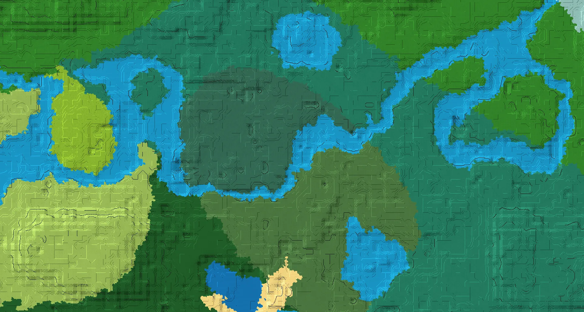 Seed map — River East of a Old Growth Spruce Taiga Start