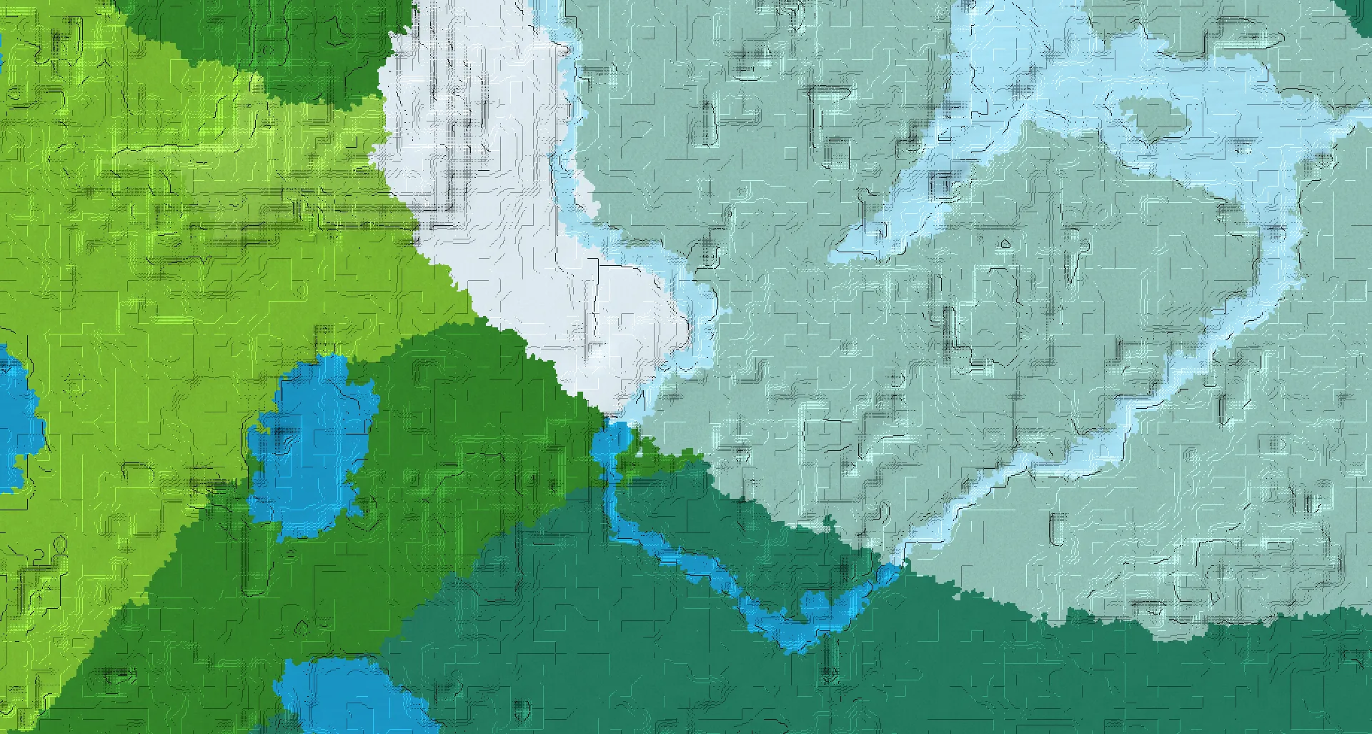 Seed map — Mineshaft North of a Snowy Taiga Start