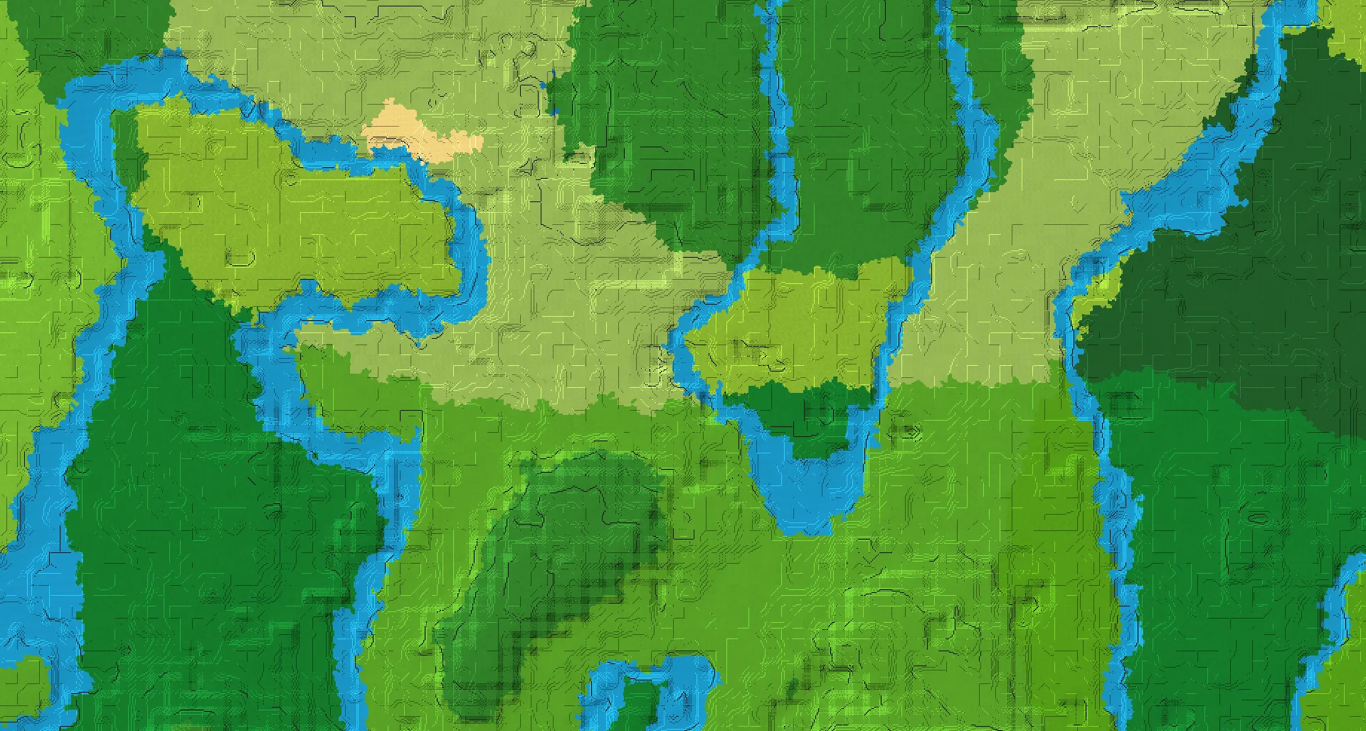 Seed map — River East of a Old Growth Birch Forest Start with Trial Chambers