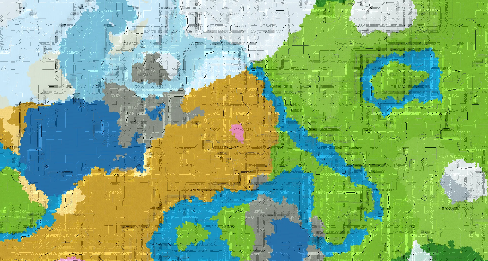 Seed map — Cherry Grove Northeast of a Dappled Forest Start