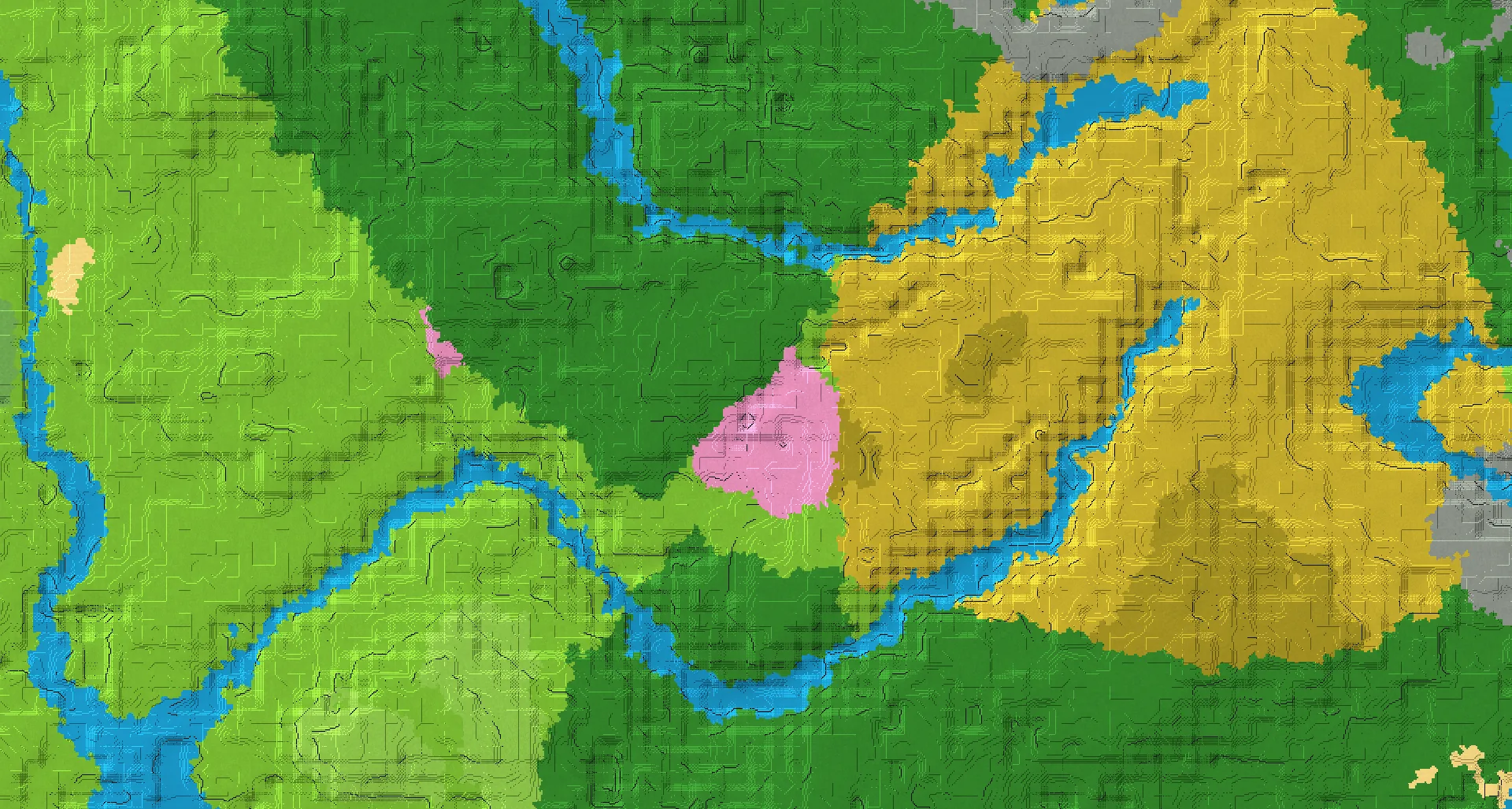 Seed map — Cherry Grove East of a Forest Start