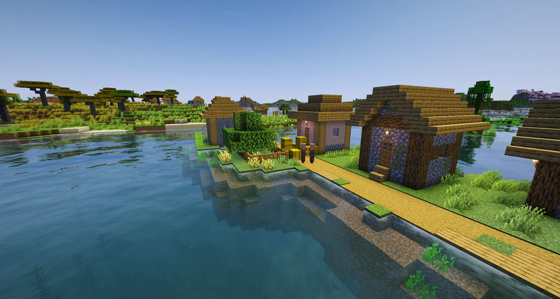 Double village survival island