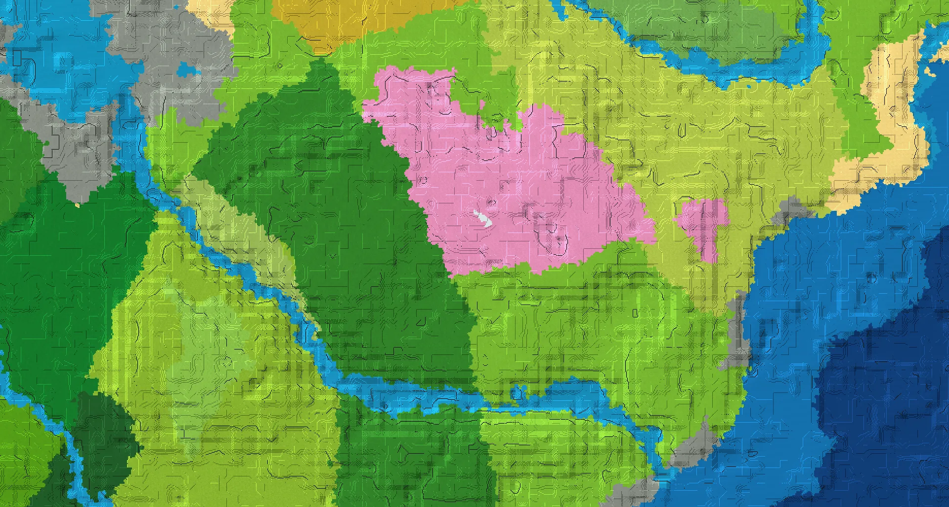 Seed map — Cherry Grove Northeast of a Forest Start
