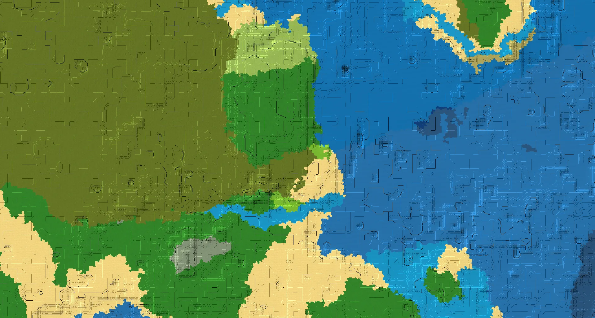 Seed map — Swamp South of a Forest Start