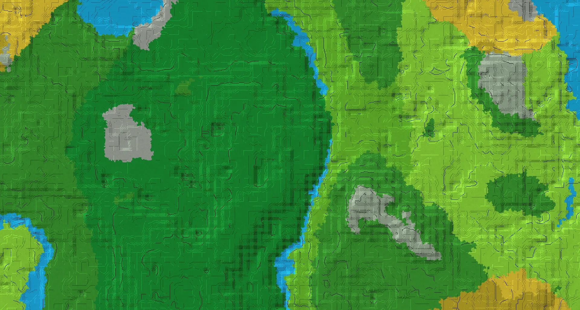 Seed map — Jungle Temple South of a Jungle Start with Ancient City
