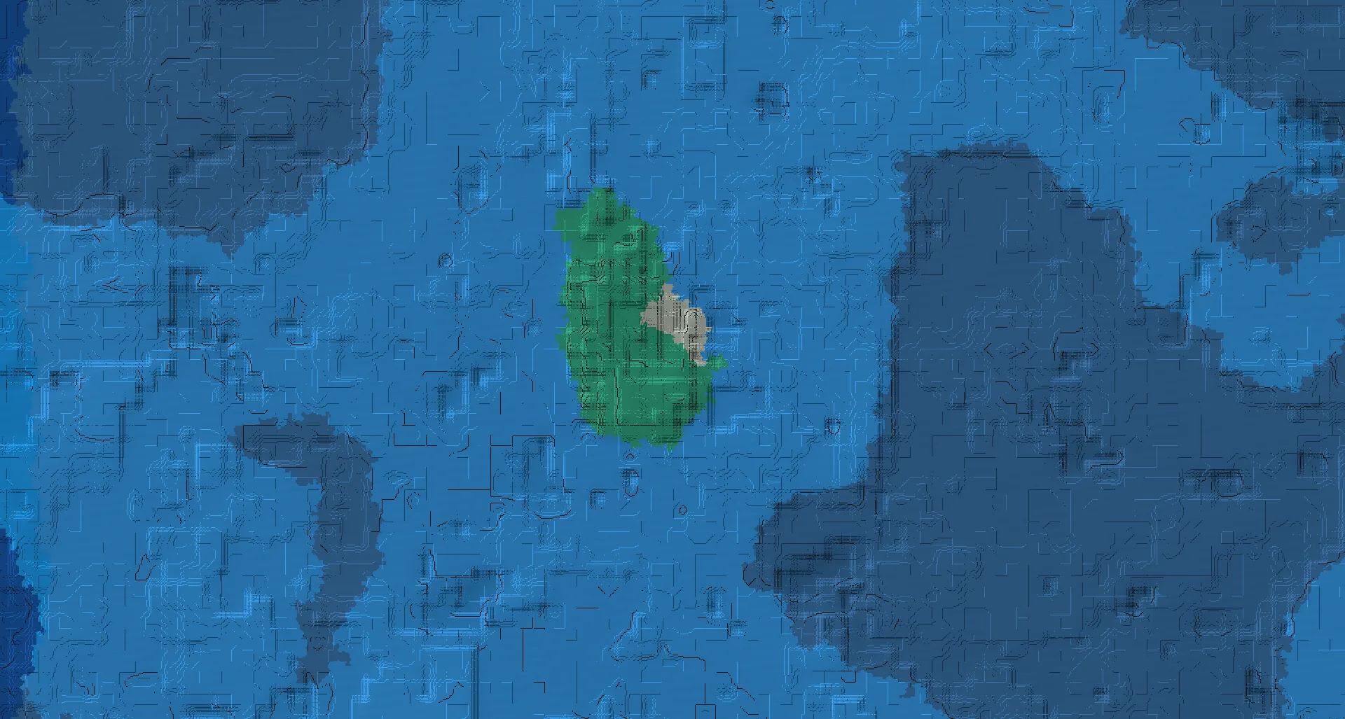 Seed map — Taiga village and Shipwreck