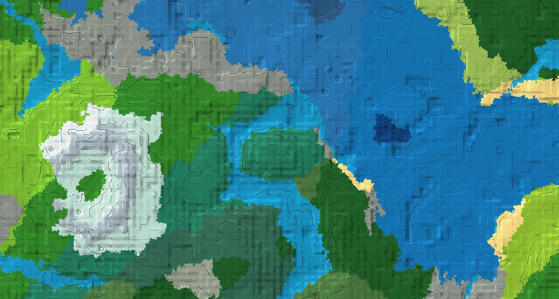 Seed map — Trial Chambers Southeast of a Forest Start with Ancient City