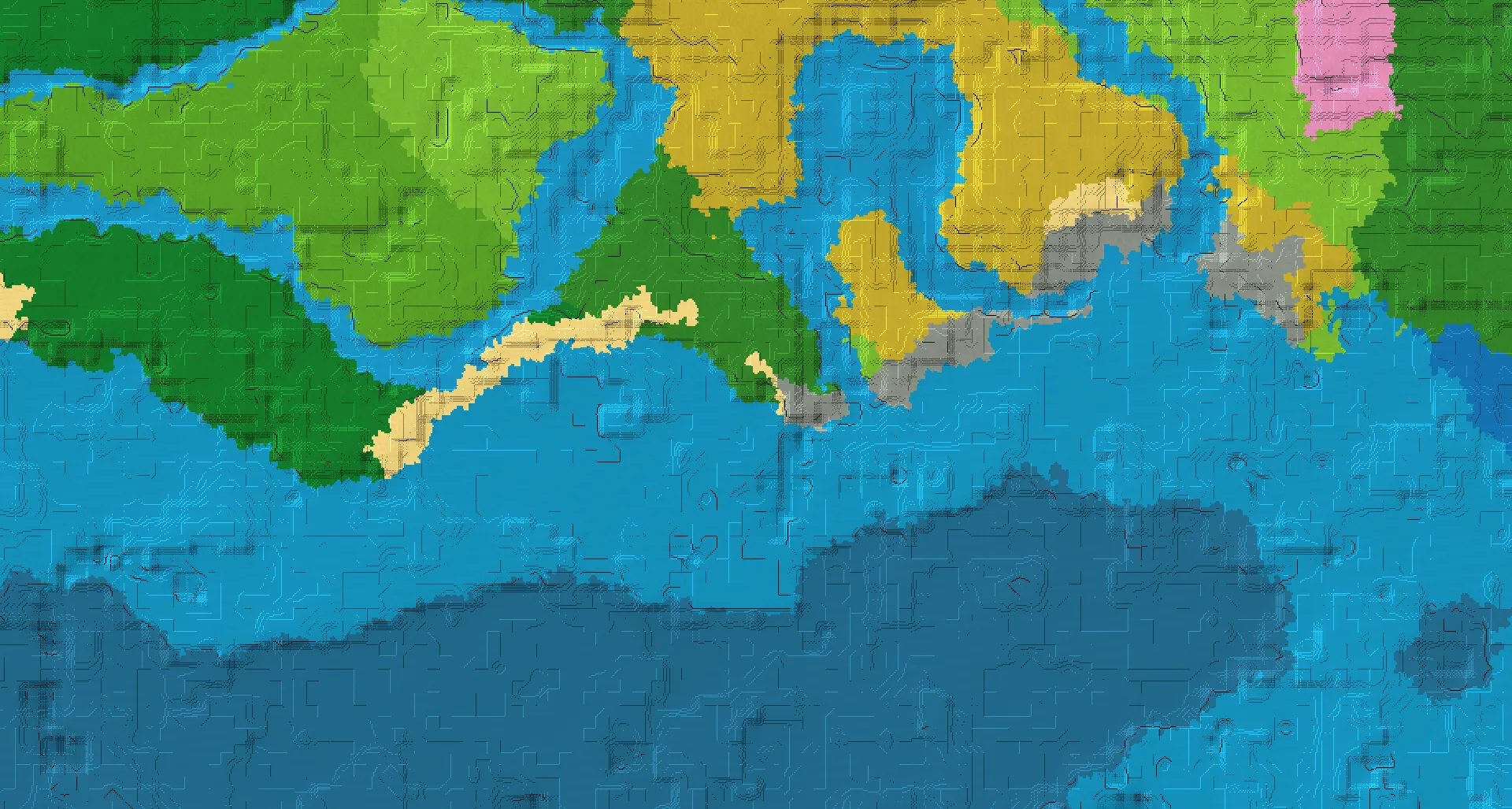 Seed map — Lukewarm Ocean South of a Forest Start