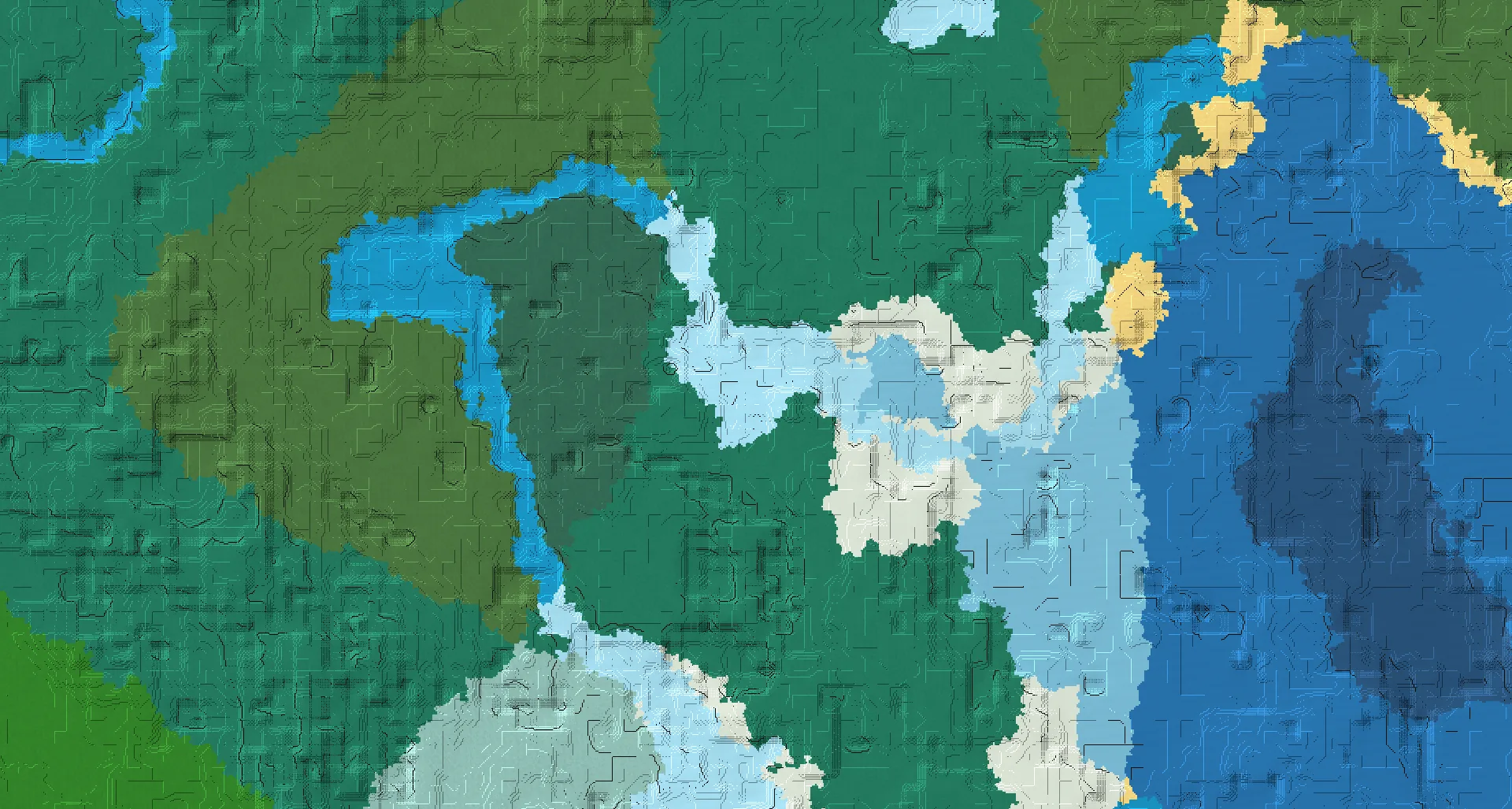Seed map — Cave Exploration below a Old Growth Spruce Taiga Start