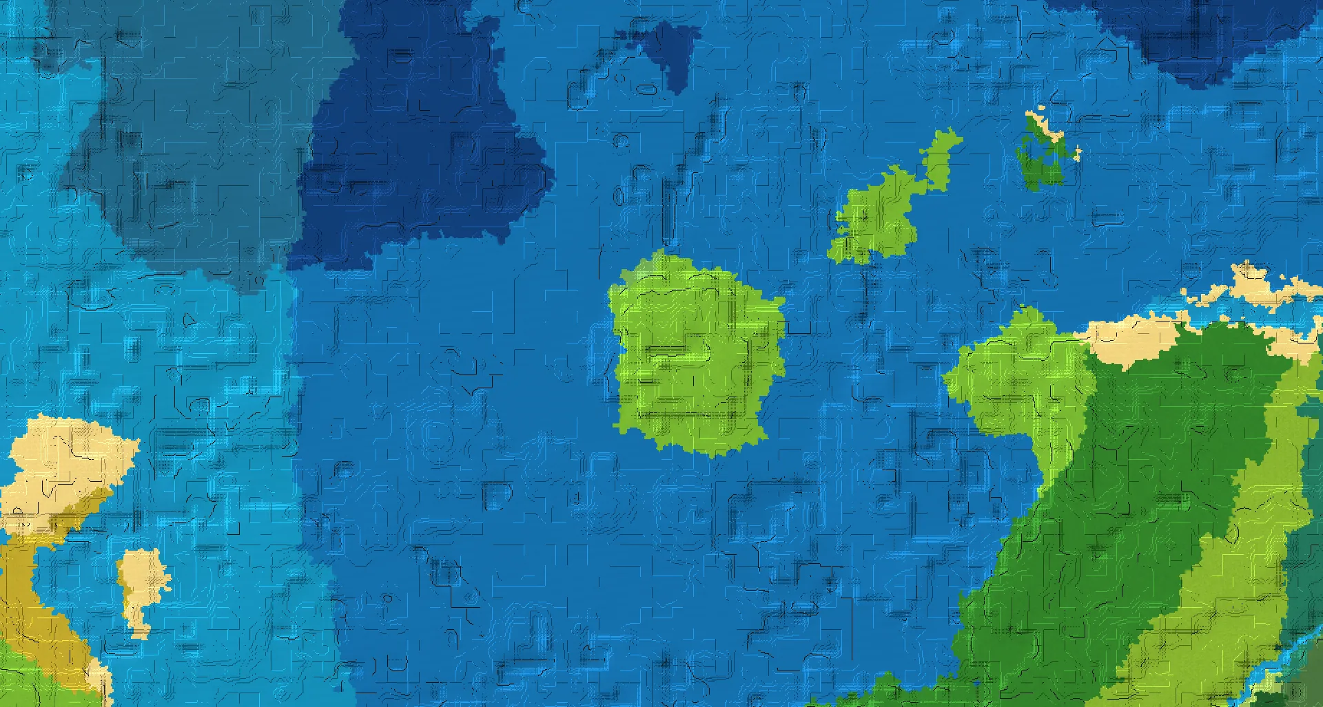 Seed map — Cliffside ocean village