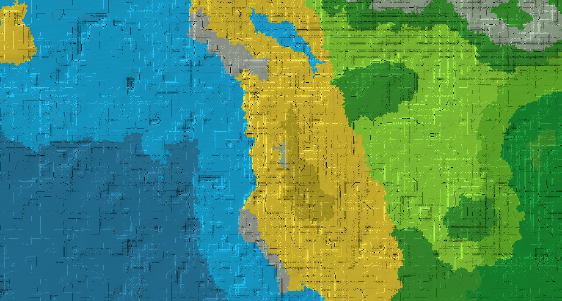 Seed map — Stony Peaks North of a Savanna Start