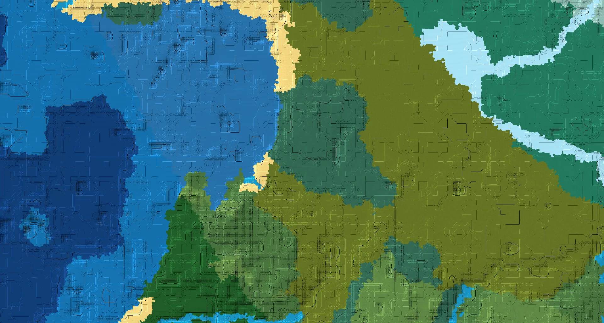 Seed map — Lush Caves Start with Trial Chambers