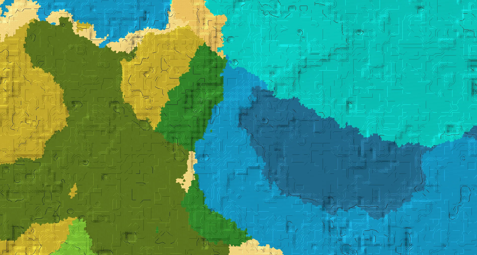 Seed map — Ruined Portal Southeast of a Forest Start with Pillager Outpost