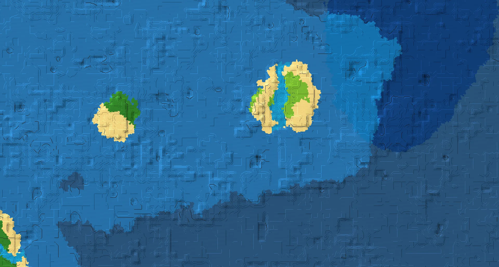Seed map — Plains Ocean Start with a Shipwreck with Ruined Portal