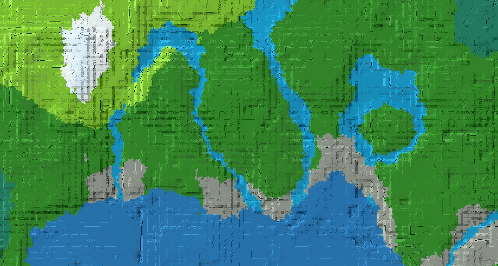 Seed map — Deep Dark Northwest of a Forest Start