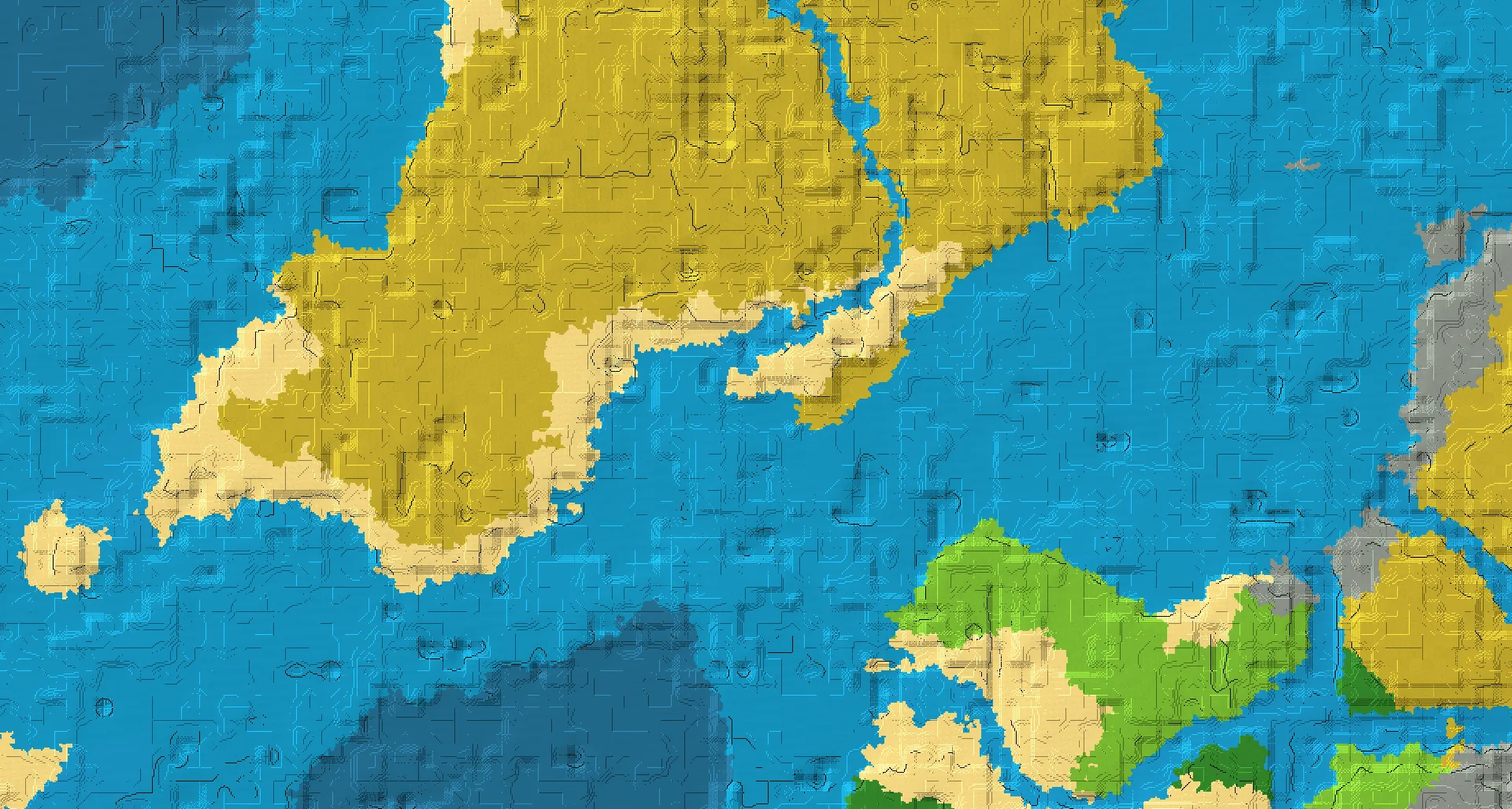 Seed map — Ruined Portal South of a Savanna Start with Trial Chambers