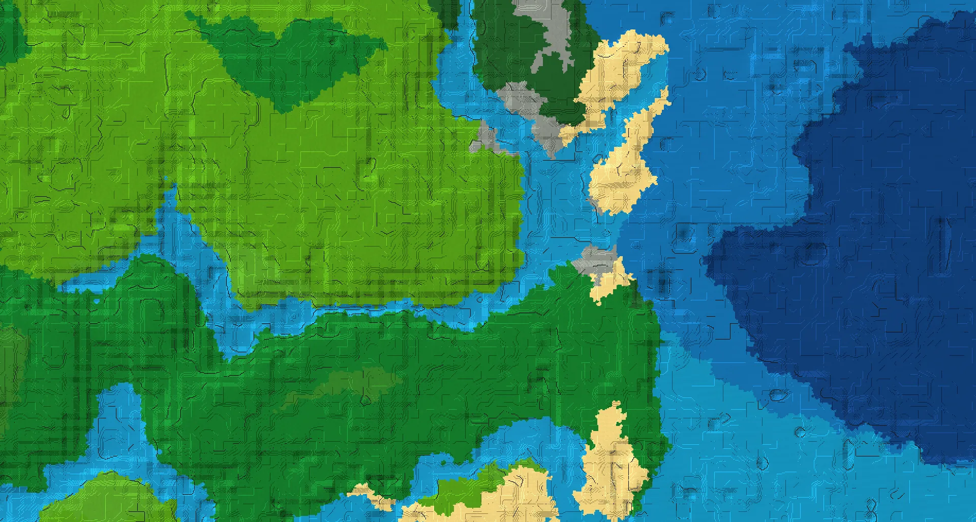 Seed map — Bamboo Jungle Northwest of a Jungle Start
