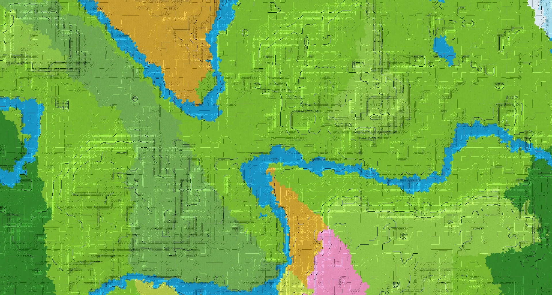 Seed map — River Southwest of a Plains Start