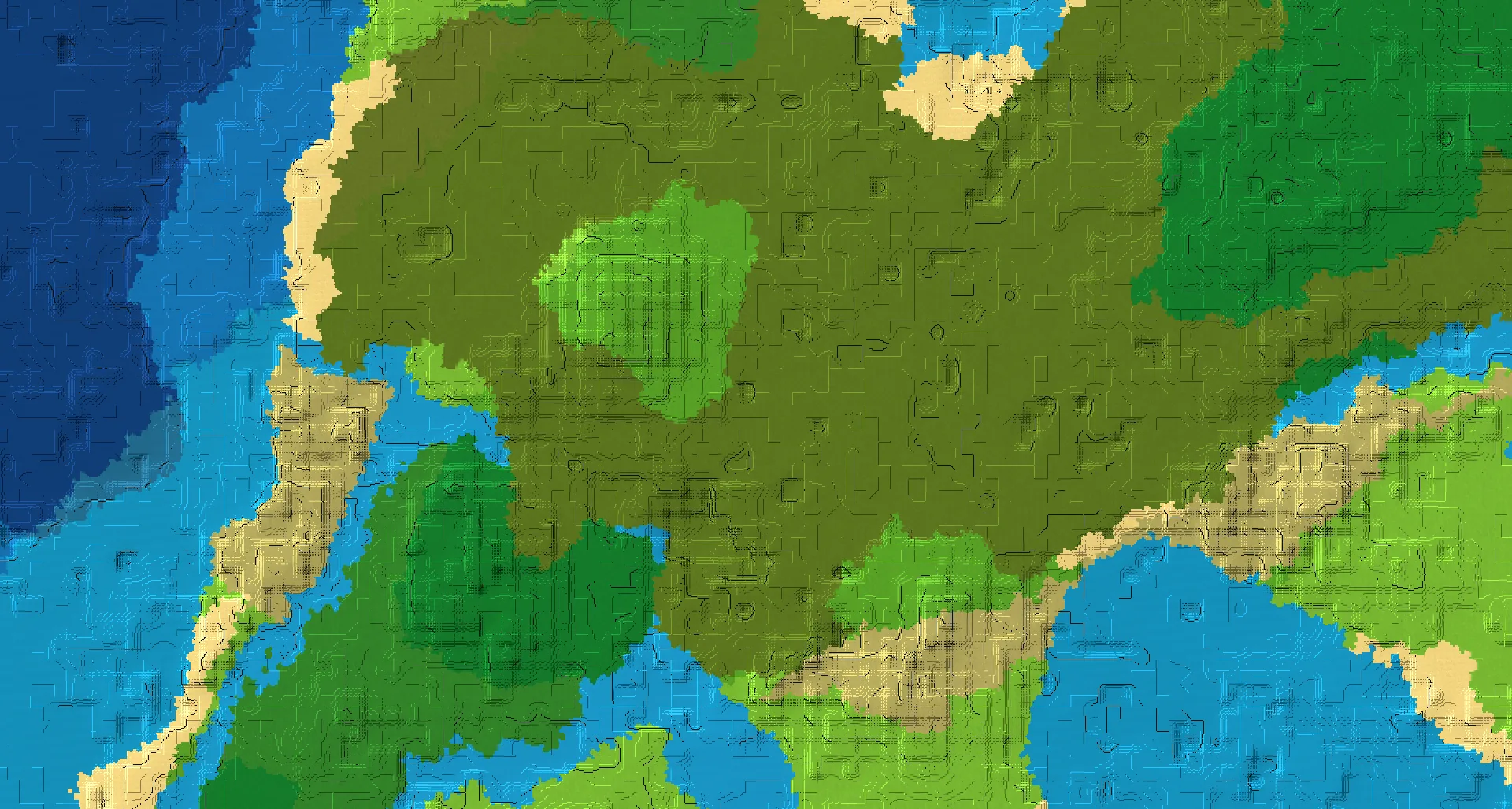 Seed map — Mangrove Swamp Start with Jungle Temple