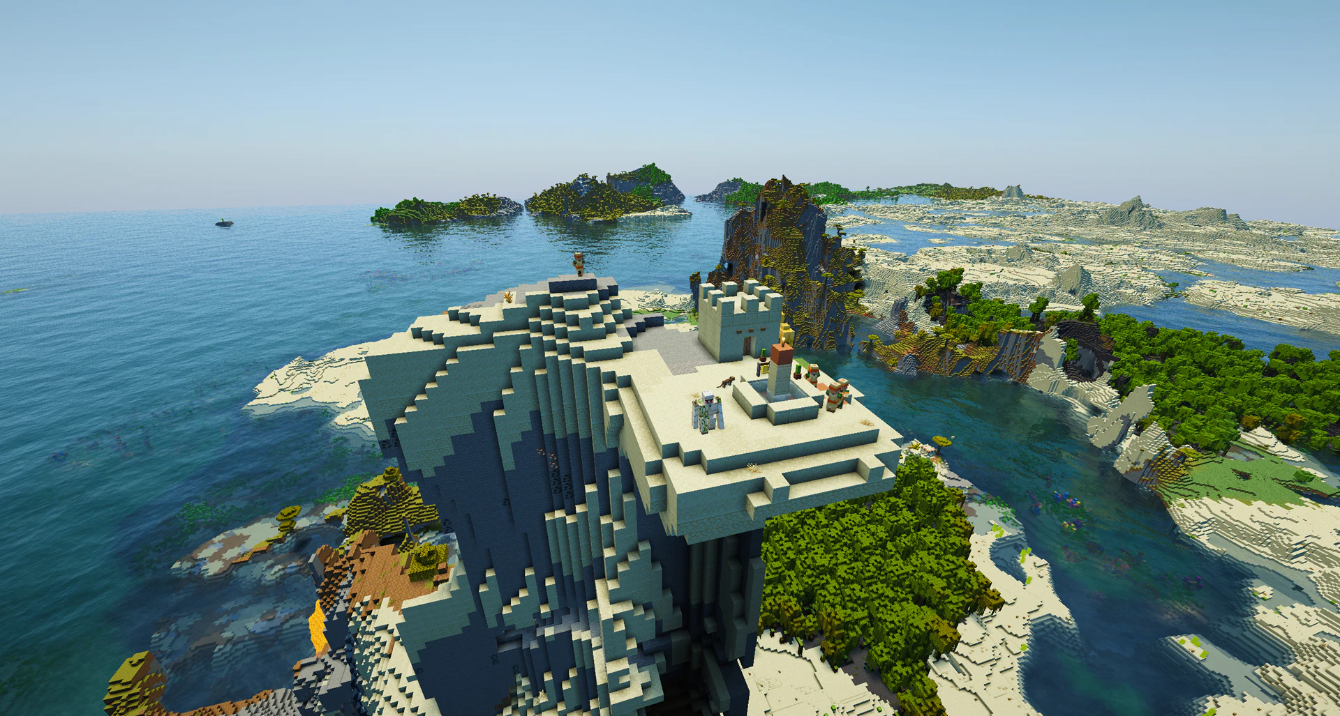1 house desert village sky pillar spawn