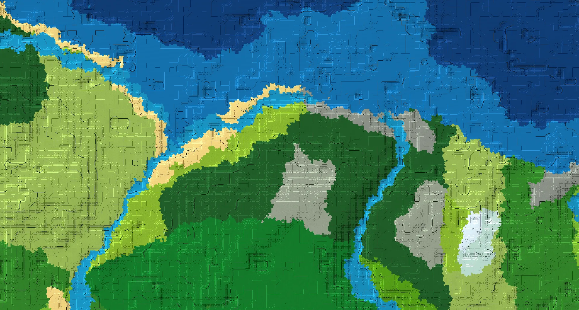 Seed map — Pale Garden South of a Birch Forest Start