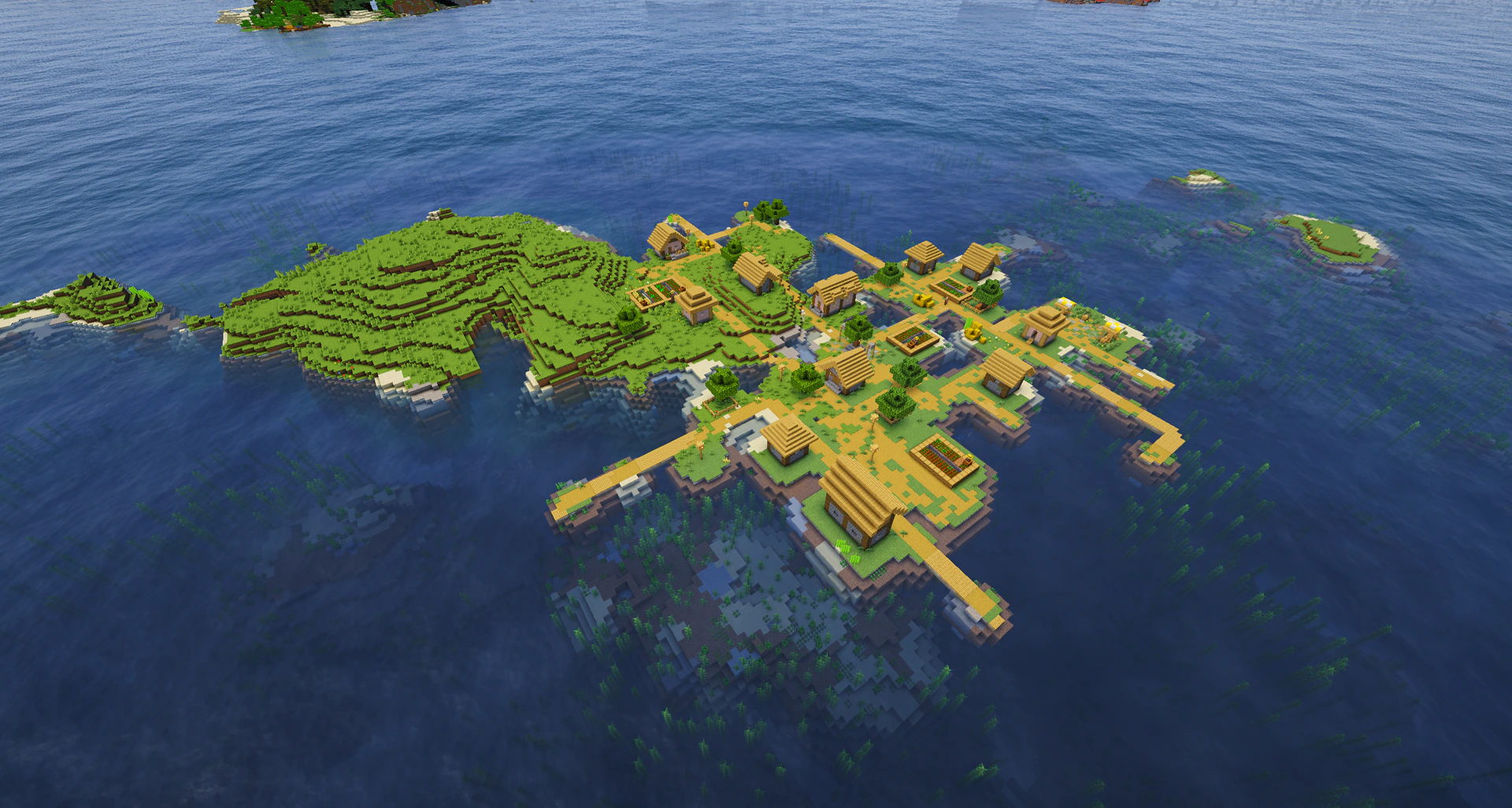 Plains island village survival