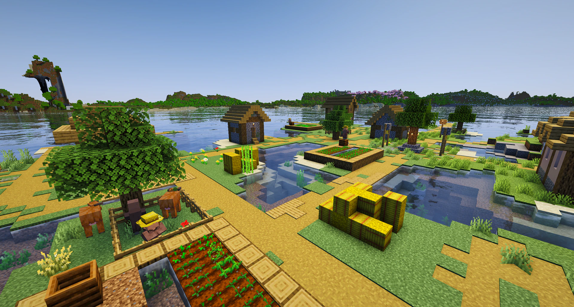 Plains island village survival
