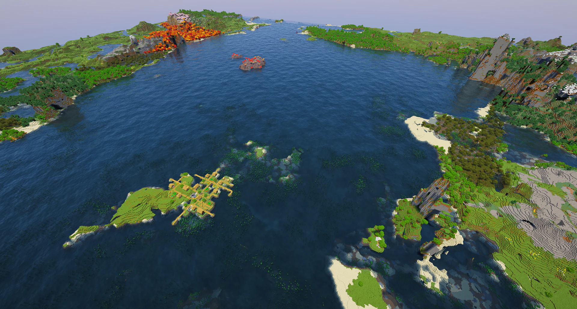 Plains island village survival