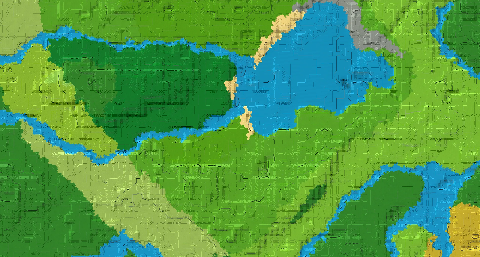 Seed map — Bamboo Jungle West of a Sparse Jungle Start with Trial Chambers