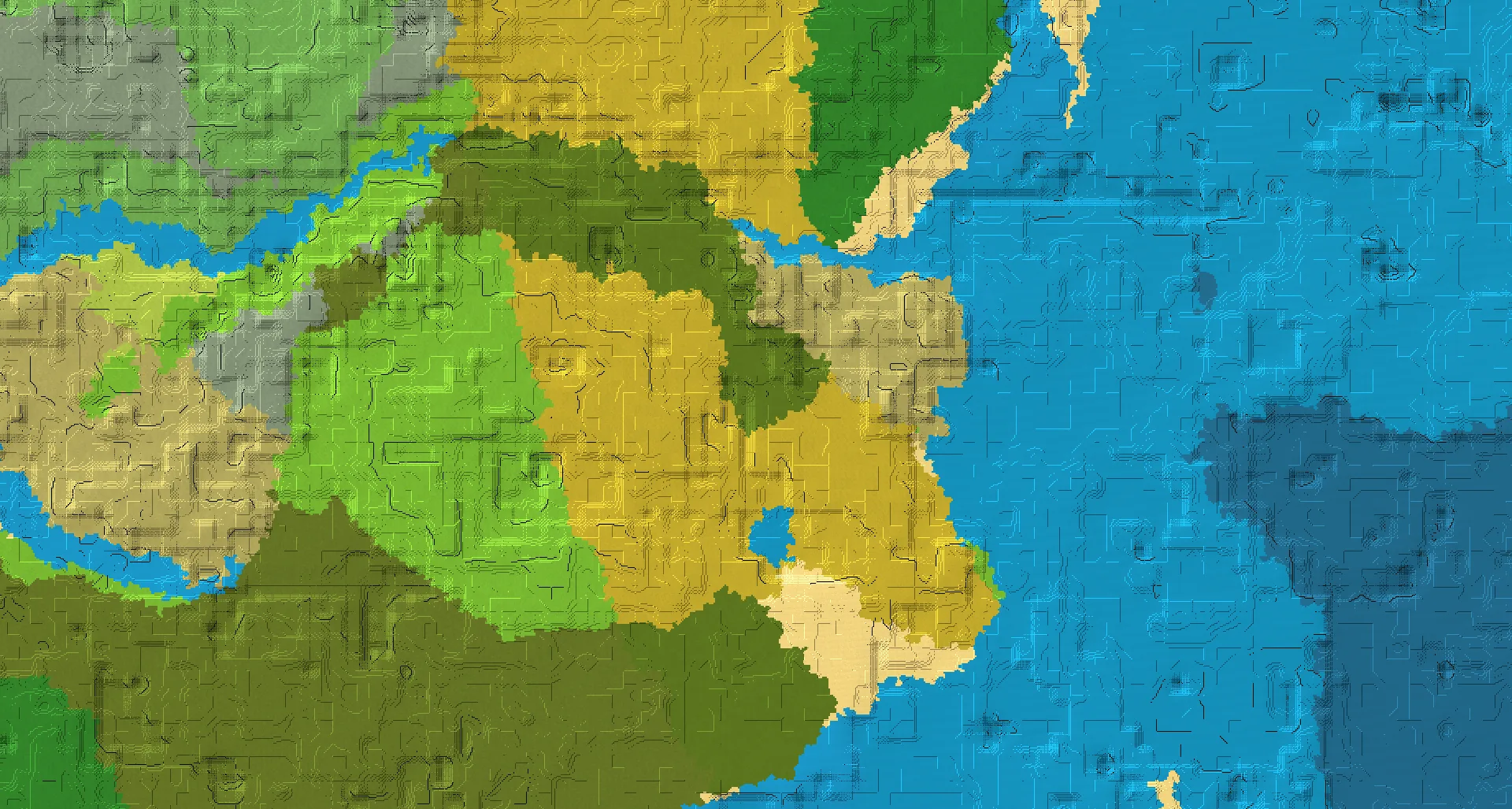 Seed map — Mangrove Swamp East of a Savanna Start with Trial Chambers