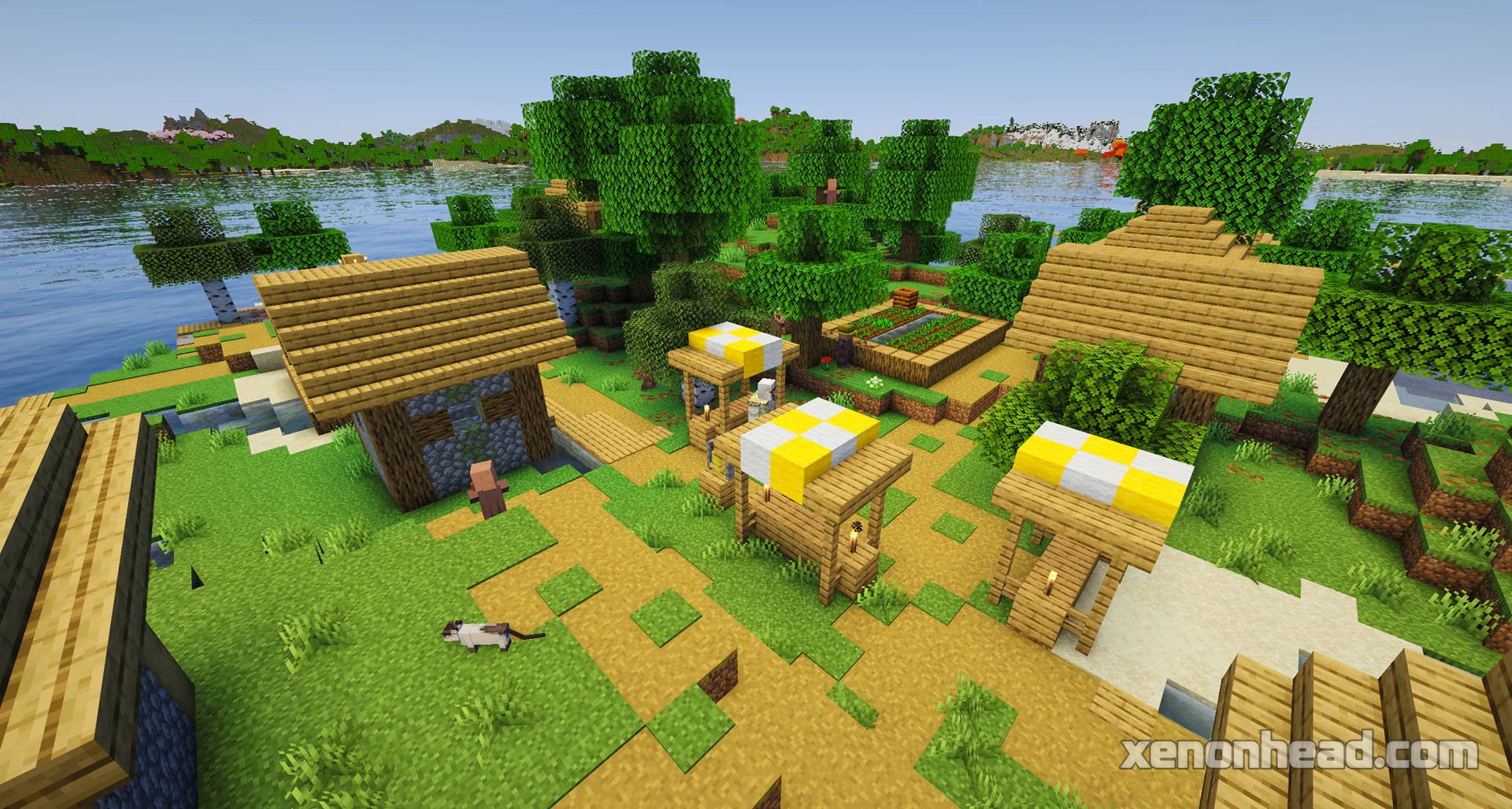 Ocean survival island village