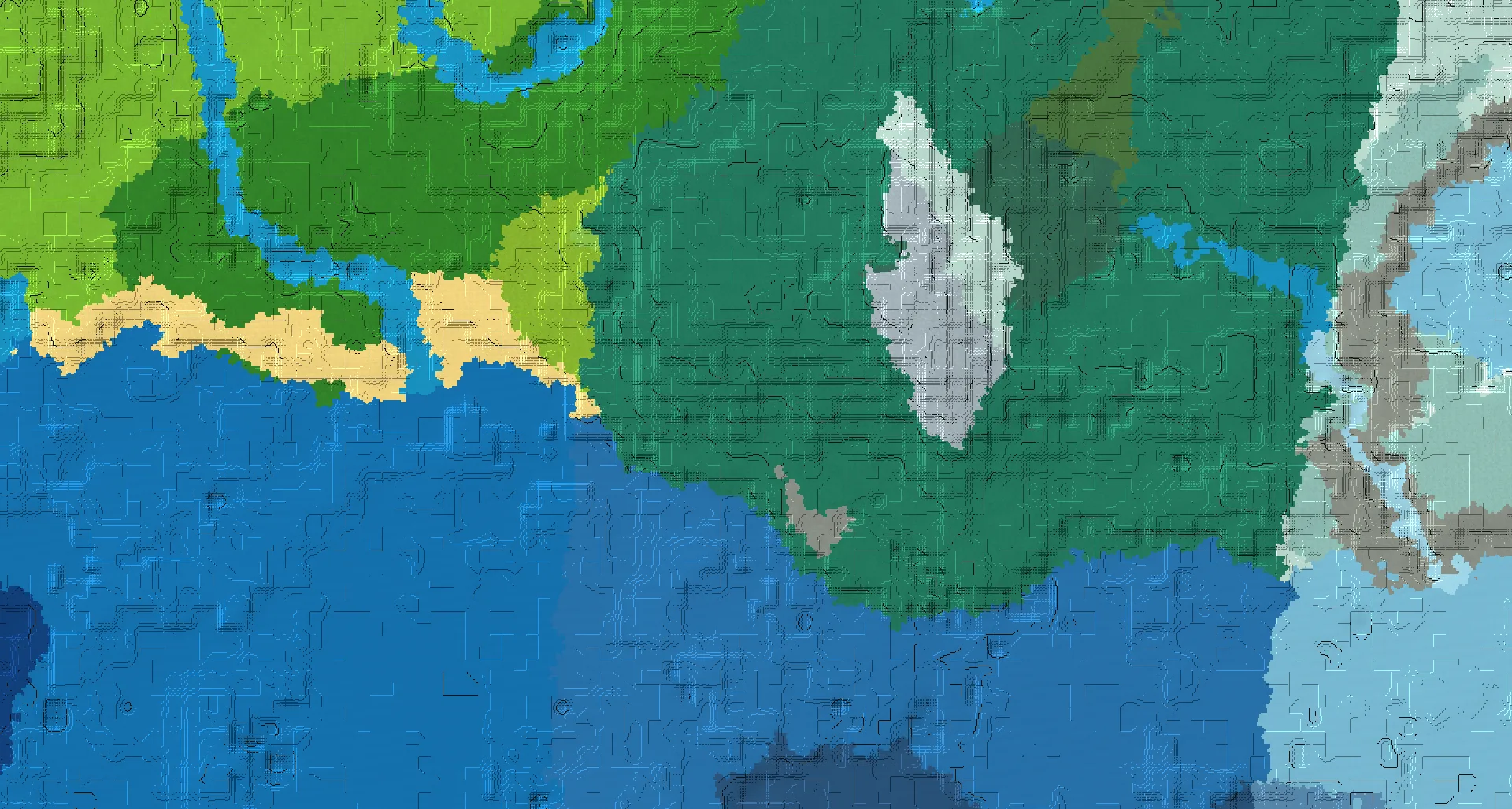 Seed map — Village Northwest of a Taiga Start