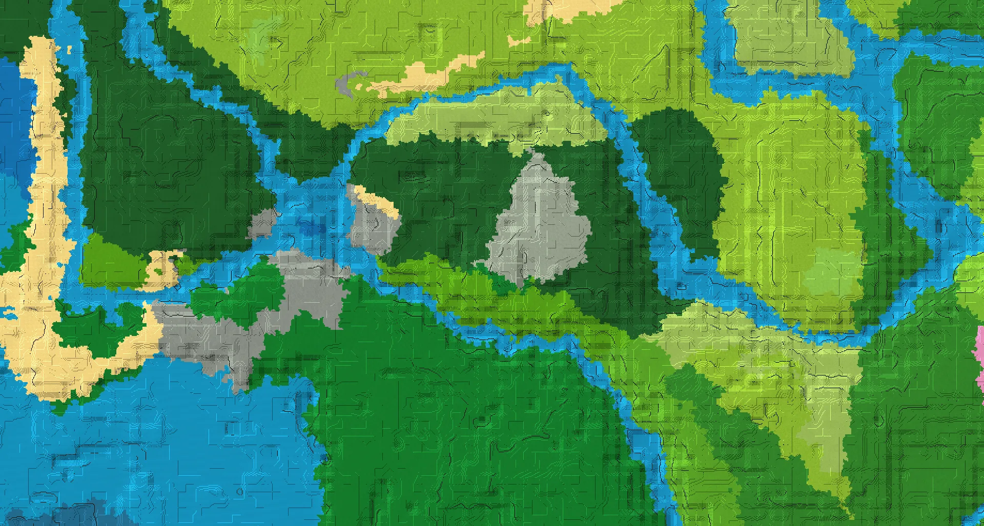 Seed map — Pale Garden Northeast of a Jungle Start