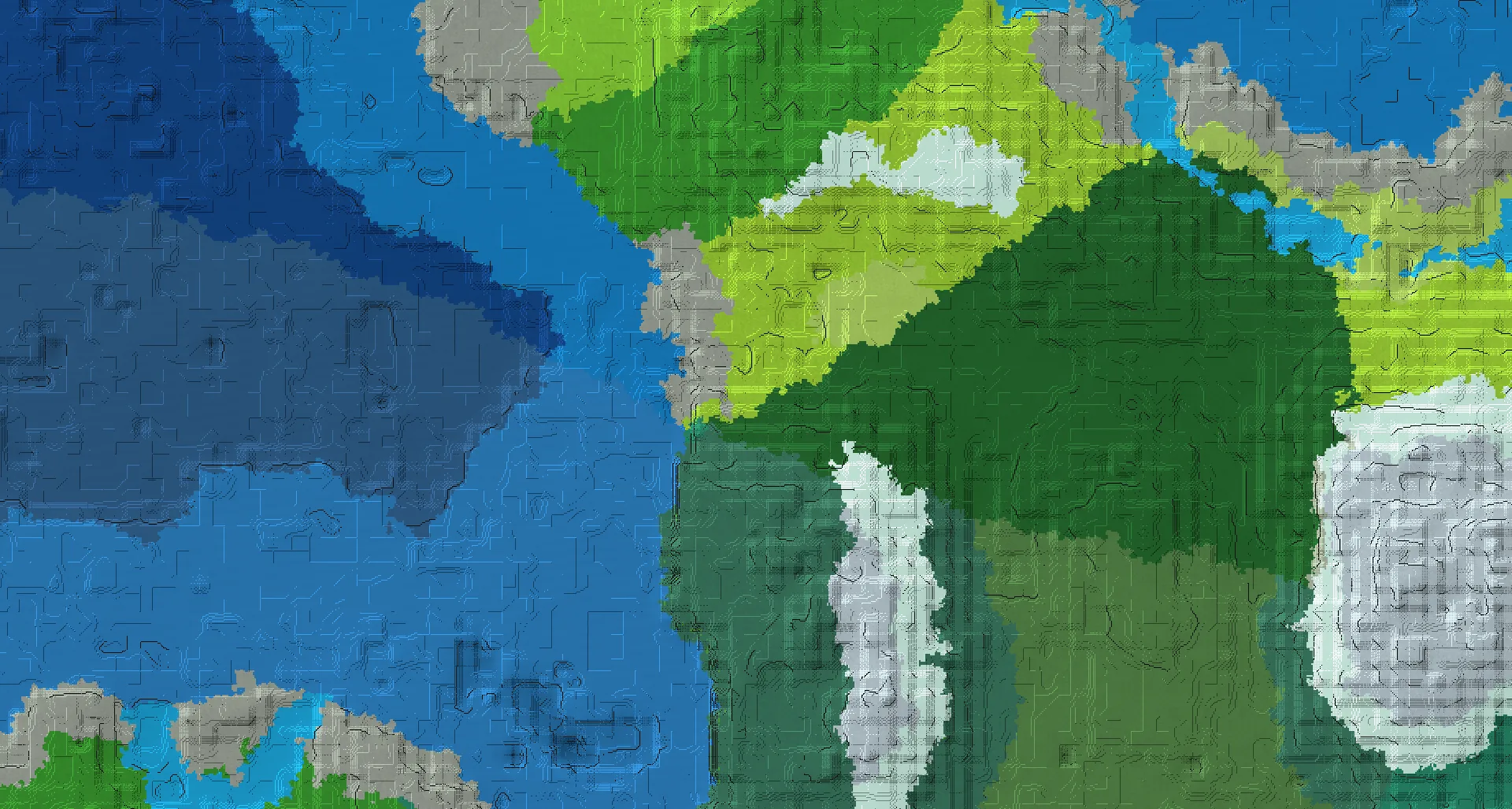 Seed map — Dark Forest Start with Ruined Portal