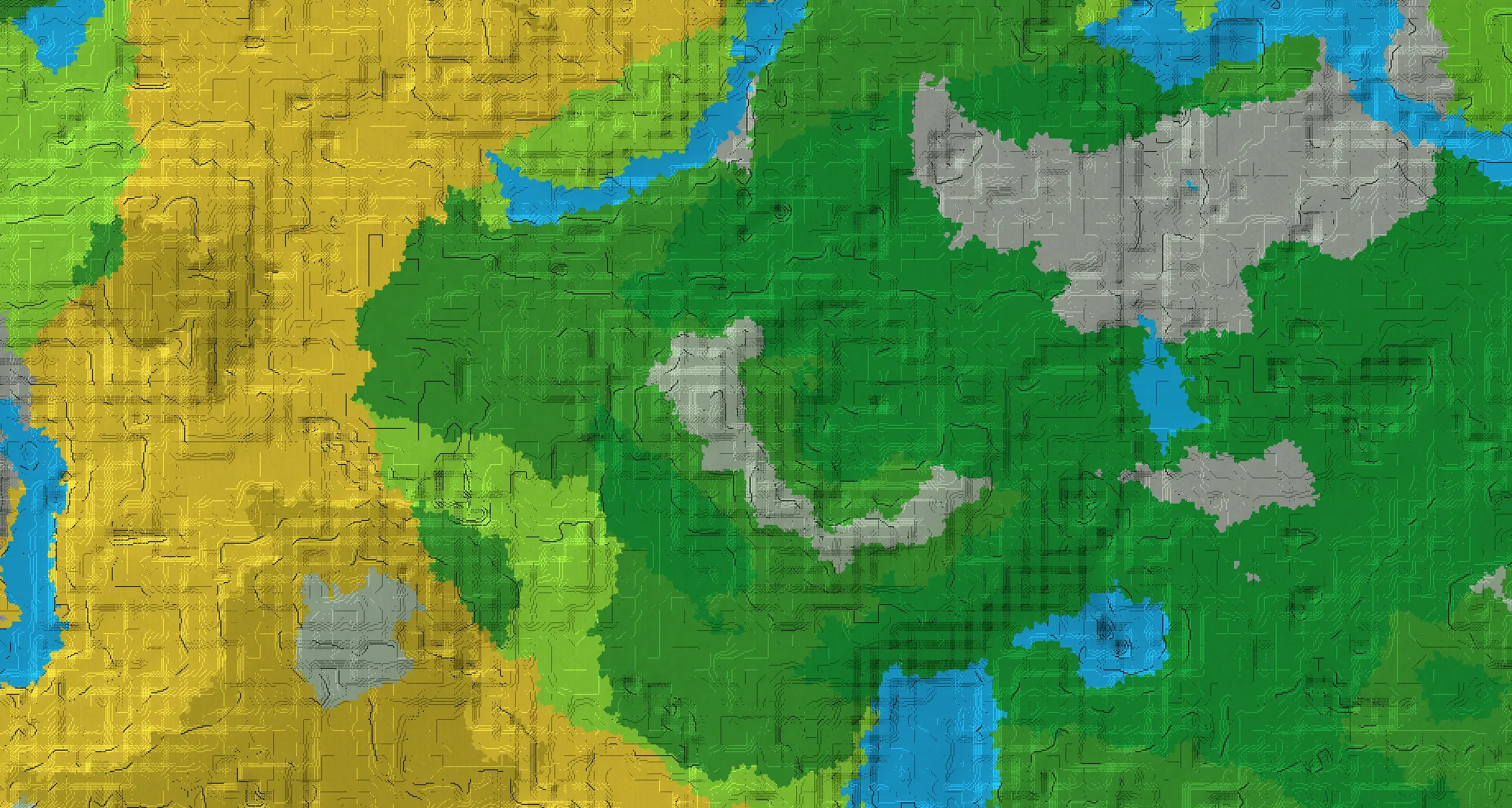 Seed map — Ancient City Southeast of a Forest Start
