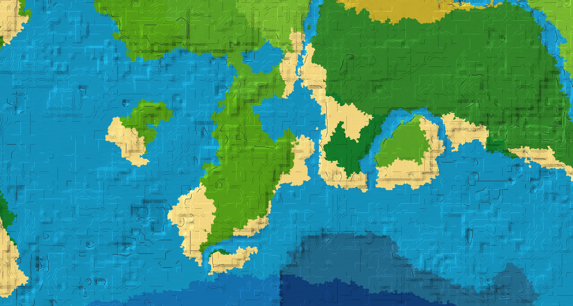 Seed map — Bamboo Jungle West of a Sparse Jungle Start