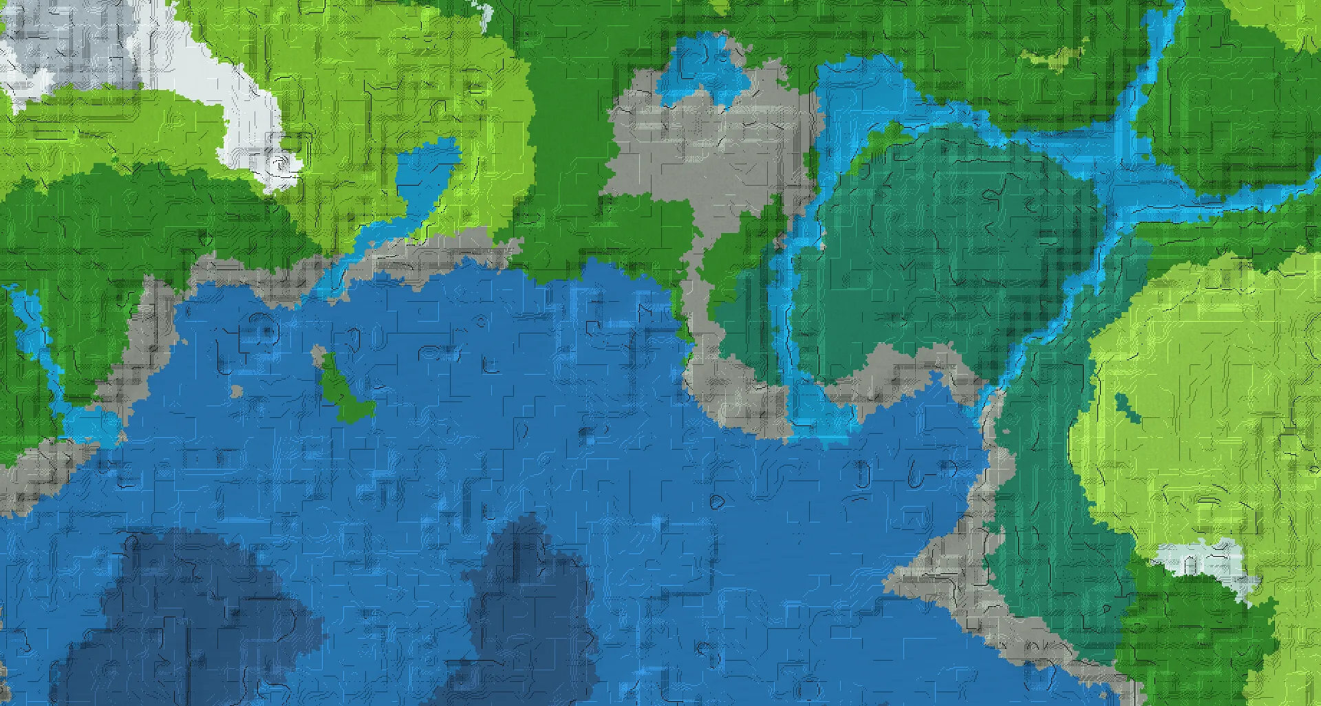 Seed map — Ocean Ruins Southwest of a Stony Shore Start