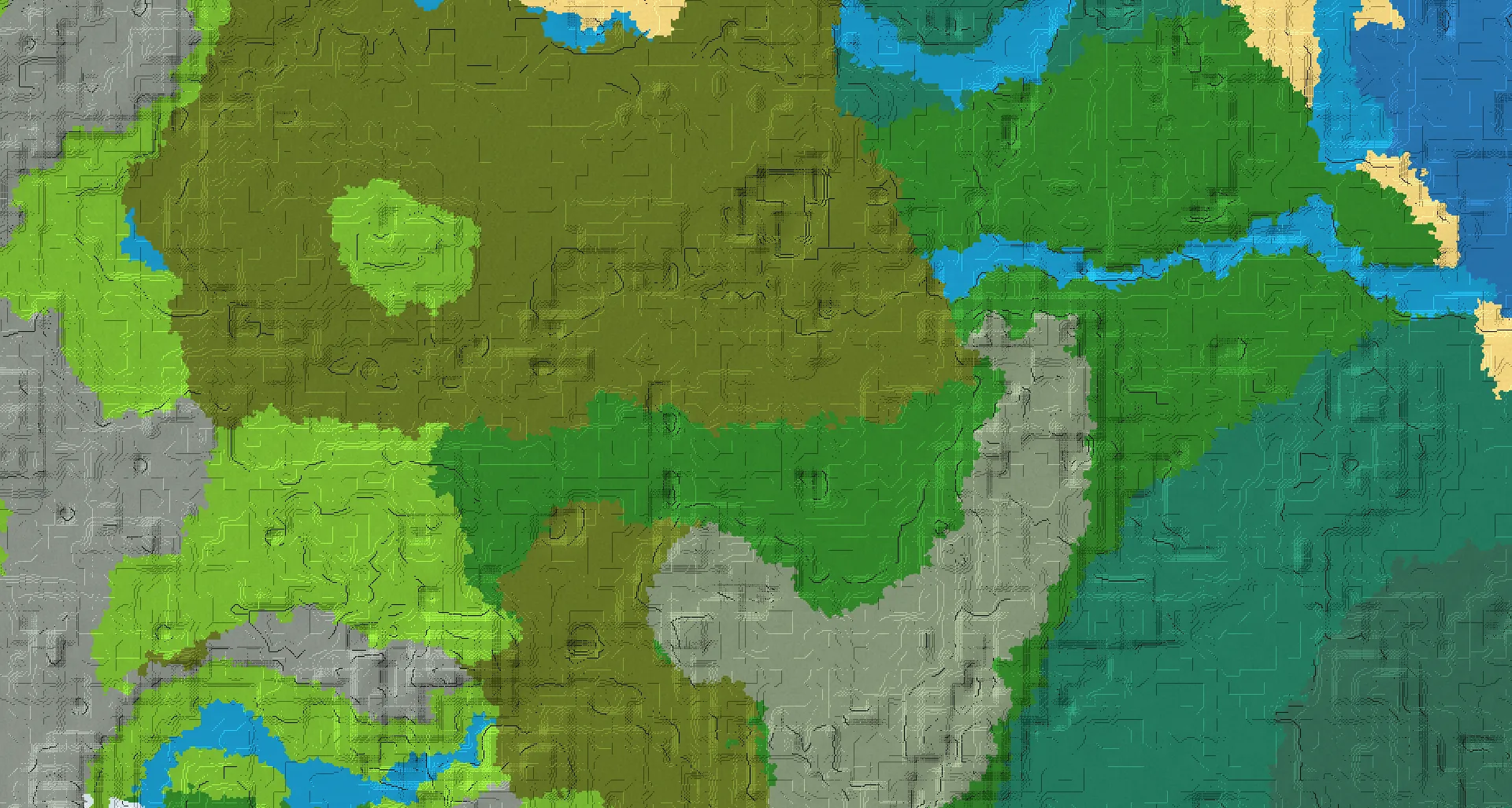 Seed map — Swamp North of a Forest Start