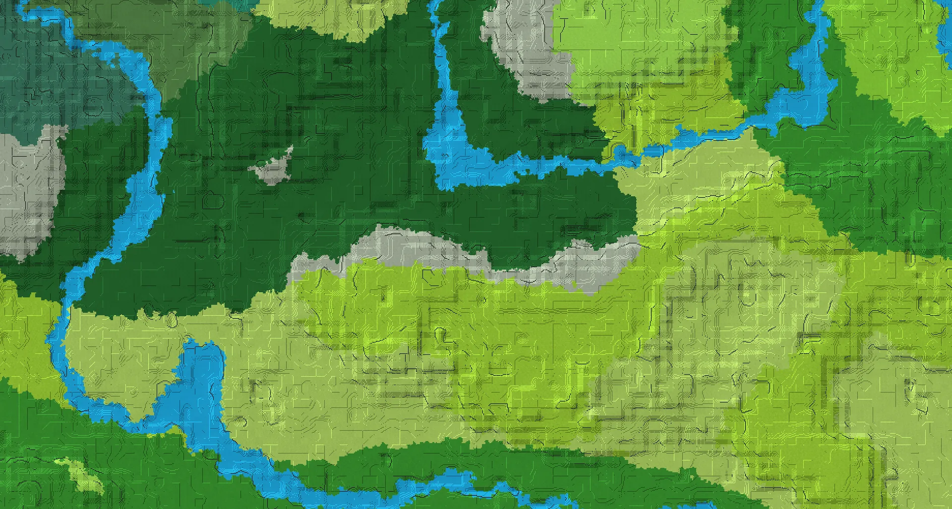 Seed map — Pale Garden North of a Old Growth Birch Forest Start