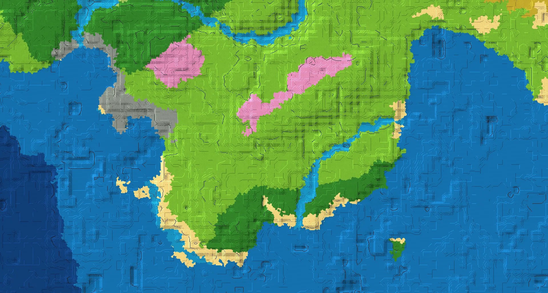 Seed map — 2 Villages near a Plains Start at 112, 48 (Seed -9122109847874725145)